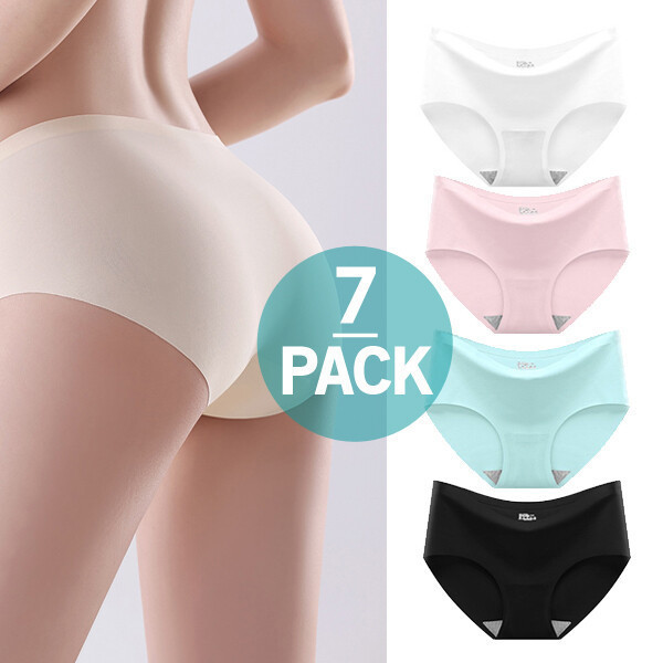 [오늘출발] 플레이워크 (7장세트) 프리컷 여성 심리스팬티 노라인 무봉제 헬스 요가 레깅스 팬티  7장세트 무료배송