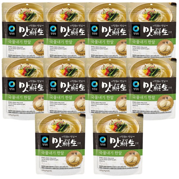 청정원 청정원 맛선생 야채 국물내기 한알 육수 100g 10개