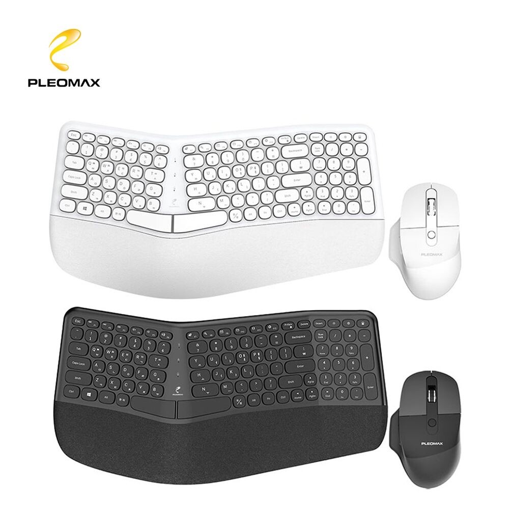 [오늘출발] 인체공학 무선키보드 마우스세트 플레오맥스PEK-N7000/무선/연결/디자인/컴퓨터/멀티미디어/다기능