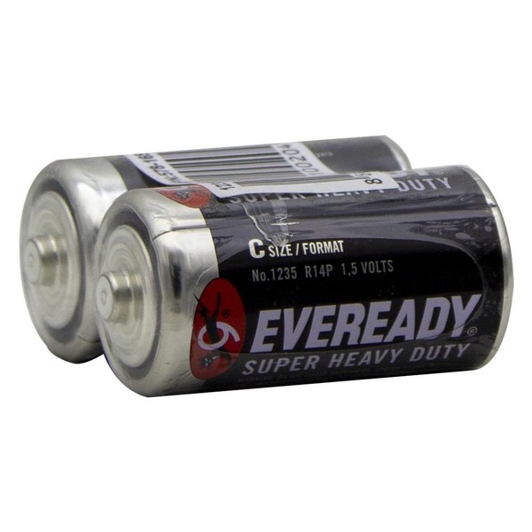 에너자이저 에버레디 슈퍼 헤비 듀티 망간 건전지 C 2개입 C타입건전지 아기모빌건전지