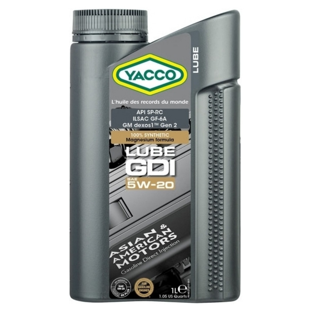 [오늘출발] 야코 5W20 GDI 엔진오일 노킹 진동 마모 감소 출력향상 오일 가솔린용 1L