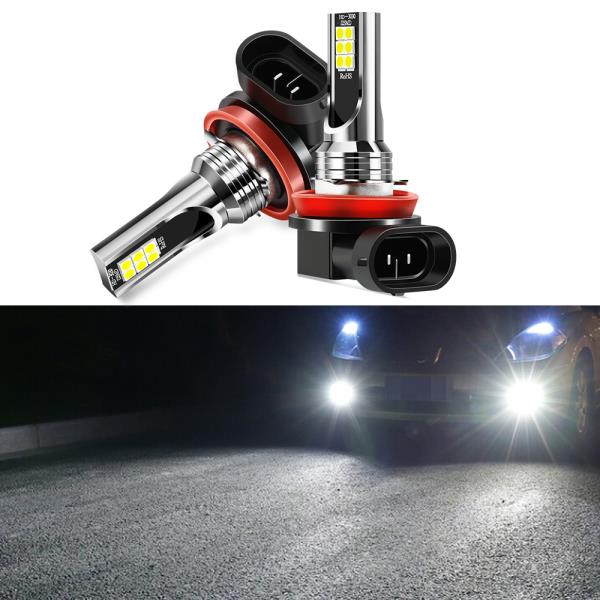 [오늘출발] 매우 밝은 LED 전구 램프 MG ZS GS 5 TF GT 6 hs mgs ZR 건담 350 H8 H11 2 개