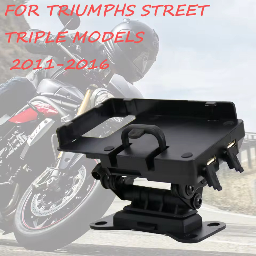 휴대폰거치대 바이크 오토바이 액세서리 블랙 휴대폰 홀더 GPS 스탠드 브래킷 승리 스트리트 트리플 모델 2
