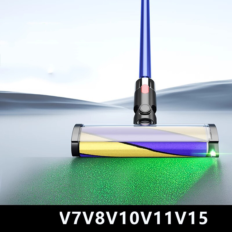 [호환] 다이슨 무선청소기 호환 전동 LED 헤드V7/V8/V10/V11/V15 소프트롤러 클리너헤드