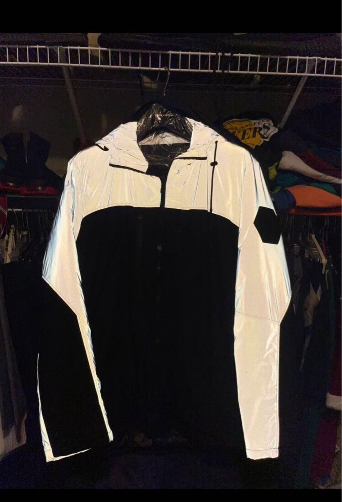 Louis Vuitton Sky Jacket Reflective black and silver