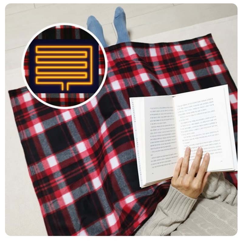 국내산 무릎담요 전기발열담요 USB충전식 겨울야외용
