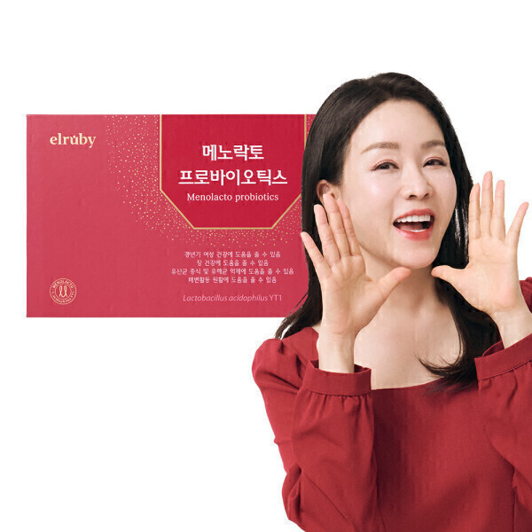[오늘출발] 엘루비 휴온스 박미선 갱년기유산균YT1 엘루비 메노락토 프로바이오틱스 3개월분 90캡슐 1박스  본사정품 갱년기 1위