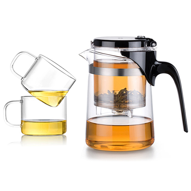 [오늘출발] 사마도요 사마도요 내열유리 티포트세트 E01 500ml+찻잔2P