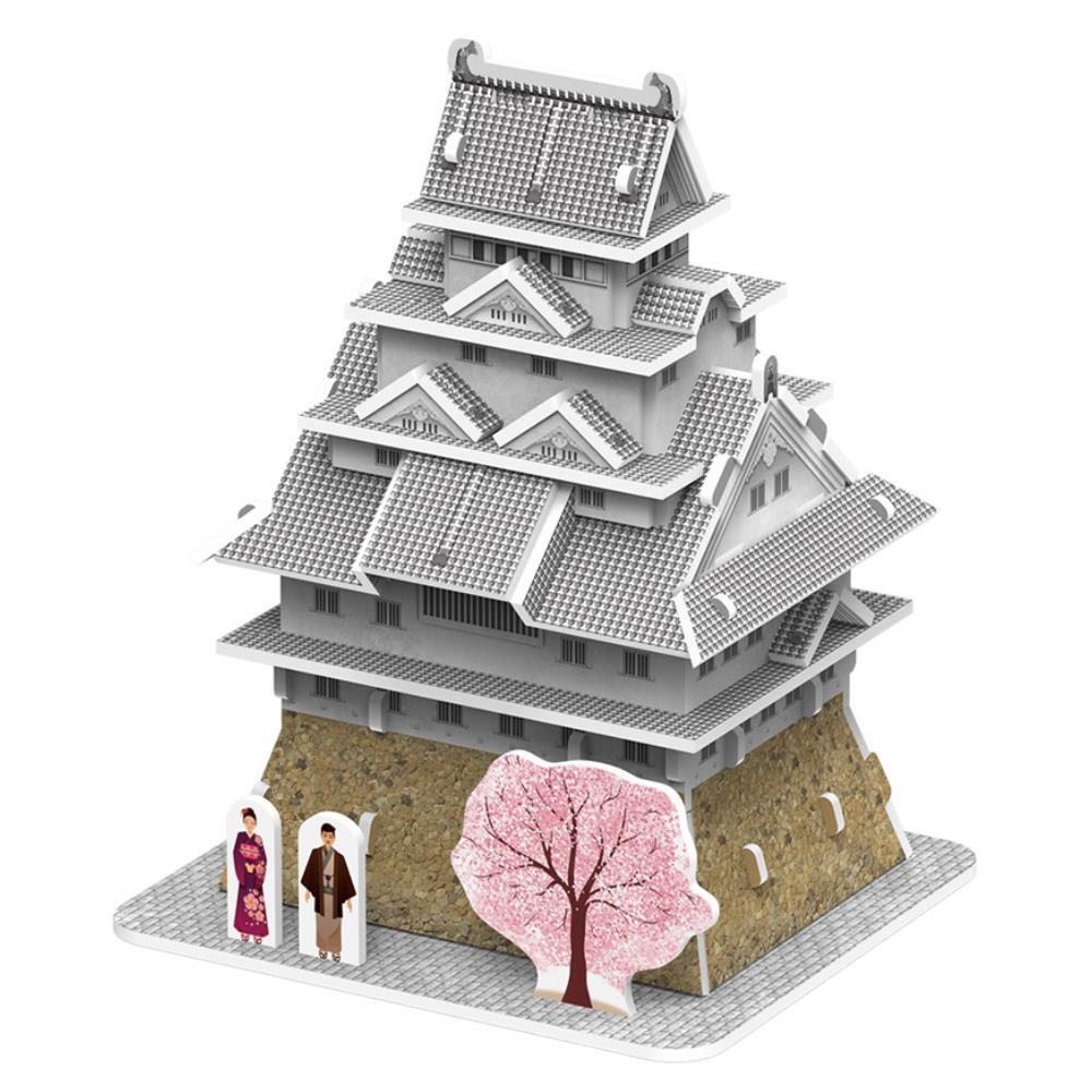 [오늘출발] YEOS2 히메지 성 3D 입체퍼즐 어린이 학습용 교구 어린이완구 수학원리 선물 지능지수