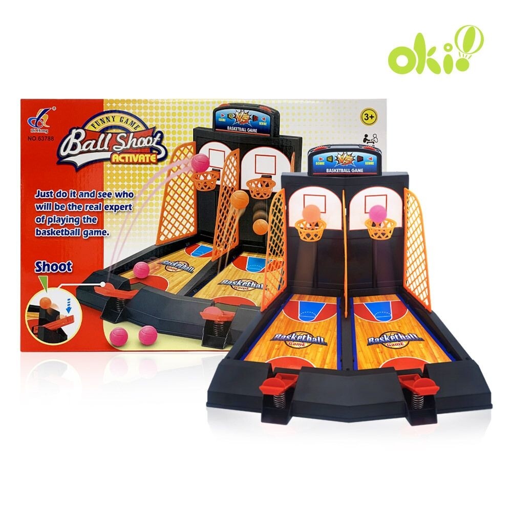 OKIO 손가락 농구 더블 보드게임/룰렛/초등학생/선물/어린이/장난감/두더지/게임/영어/해적/다트판/초등
