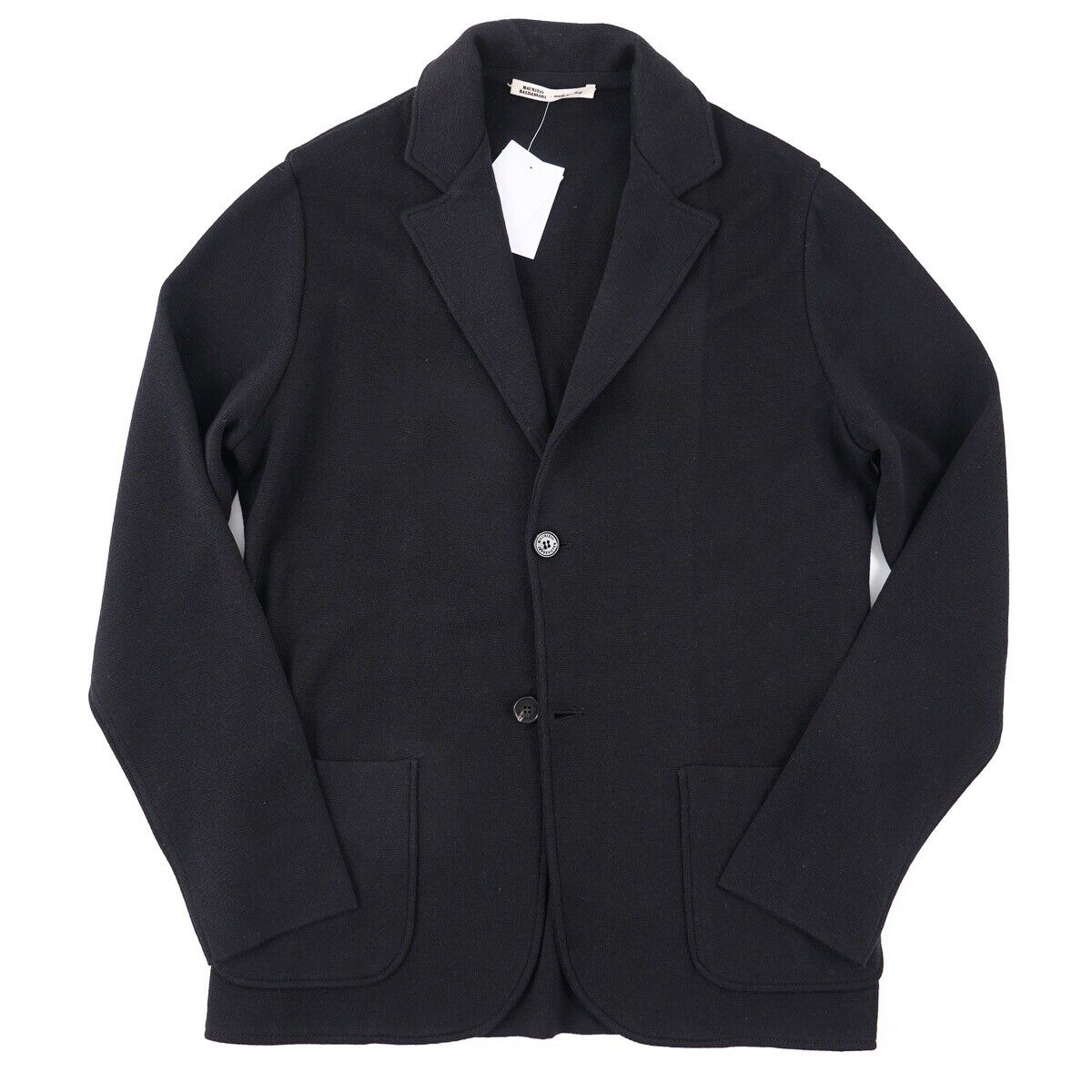 Maurizio Baldassari Knit Silk-Cotton Cardigan Sweater-Blazer XXL (Eu 56) Swacket