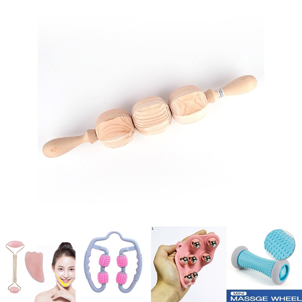 천연편백왕볼 핸드 마사지봉 시원한마사지봉 안마봉/다리/마사지/종아리/어깨/스트레칭/봉/지압볼/발/안마