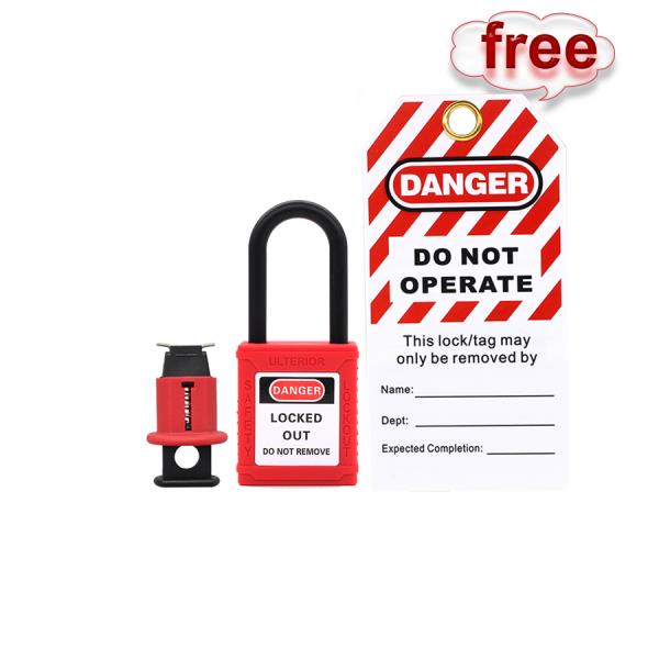[오늘출발] 전기 위험 회로 차단기 잠금 장치 안전 자물쇠 및 무료 태그 로토 아웃 장치가 있는 소형