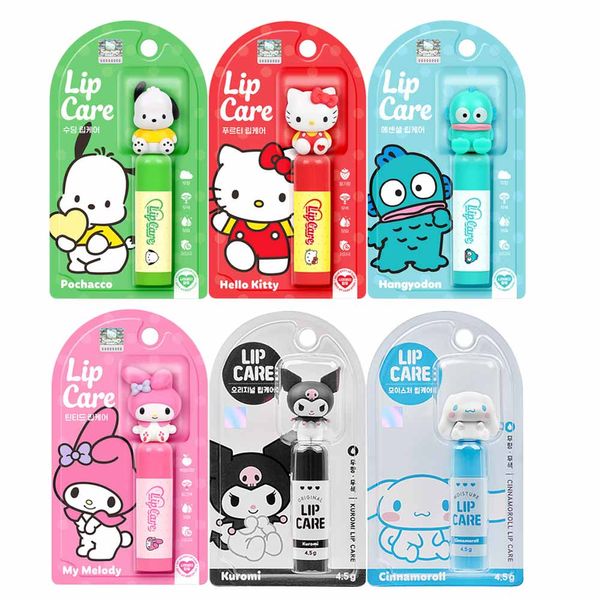 [오늘출발] 산리오 립케어 3개 / 시나모롤  헬로키티  한교동  포차코  마이멜로디 선택가능 / 유아 어린이 립밤