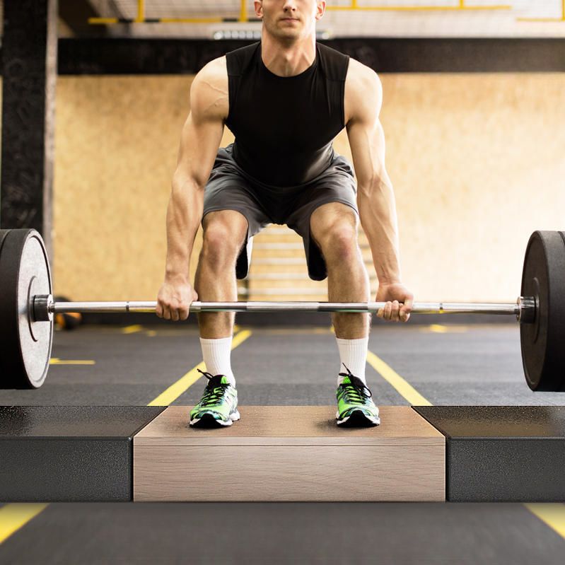 역도 받침대 헬스장 데드리프트 우드 플랫폼 스쿼트발판 체육관 피트니스 완충