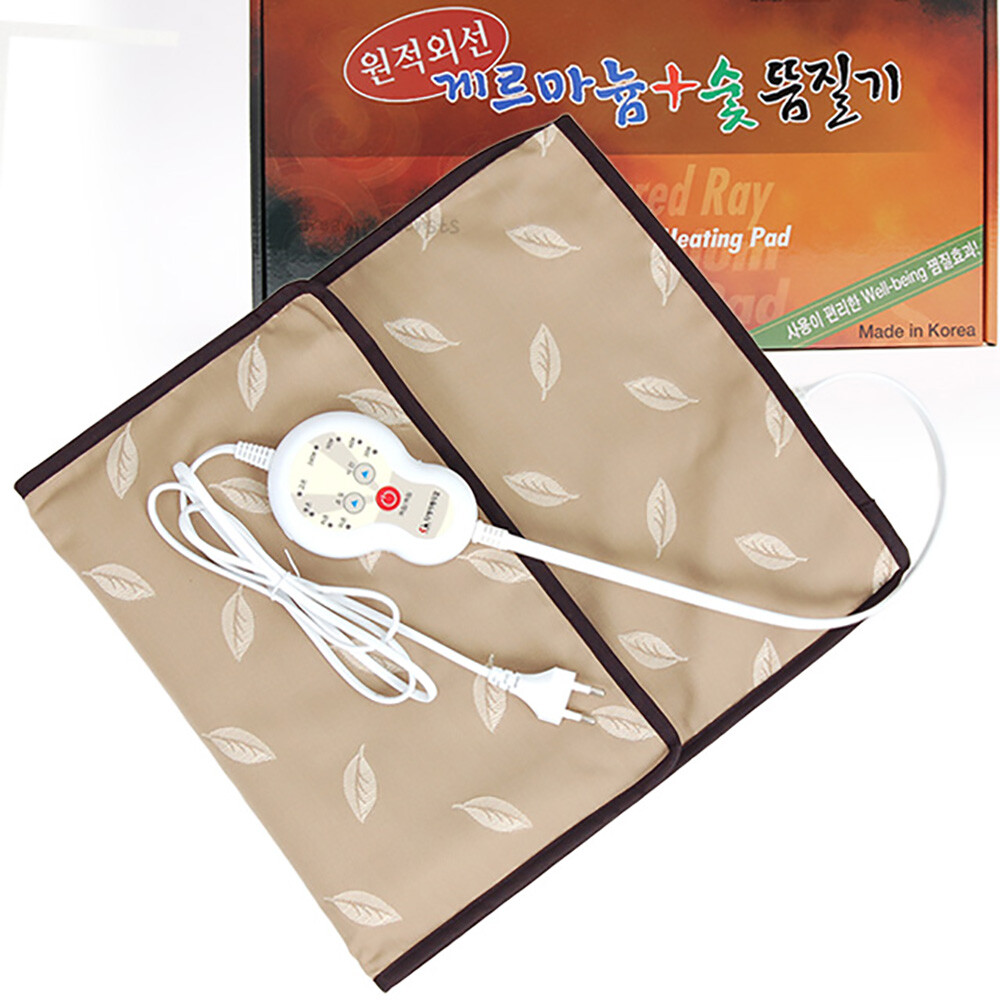[오늘출발] 게르마늄 숯 전기 온열찜질기 / 허리 복부 배 찜질기 뜸질기 국내제조