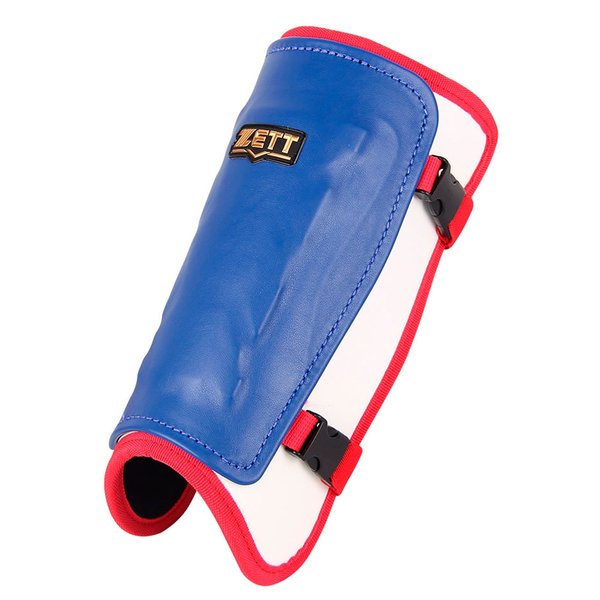 (제이큐)ZETT 야구보호대 야구 풋가드 발보호대 블루레드 BAGK70