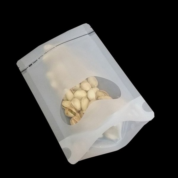 무광 너츠창 진열 지퍼스탠드 20X28cm 밑10cm100장 (WC2B372)