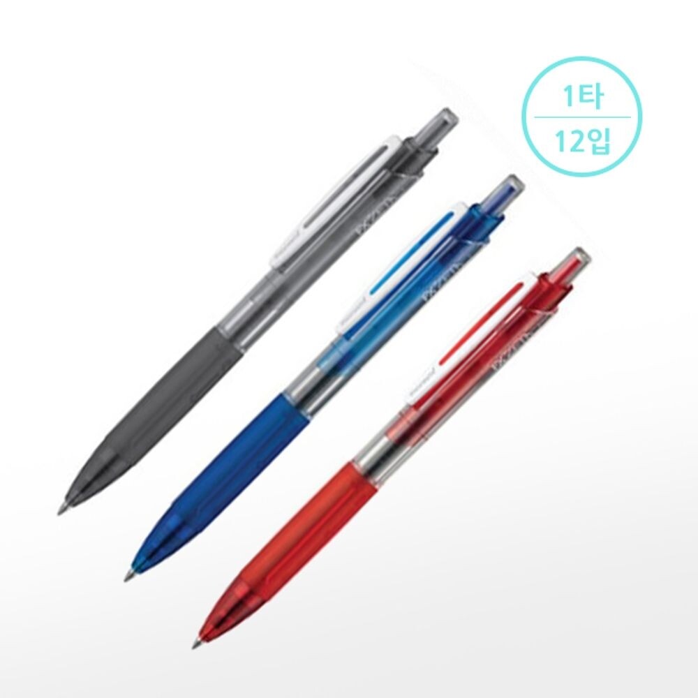 (모나미) 유성펜 FX ZETA(1.0mm 1타-12개입)/모나미/볼펜/유성/펜/동아/볼/팬/사무용/0.5MM볼펜/0.3MM유성