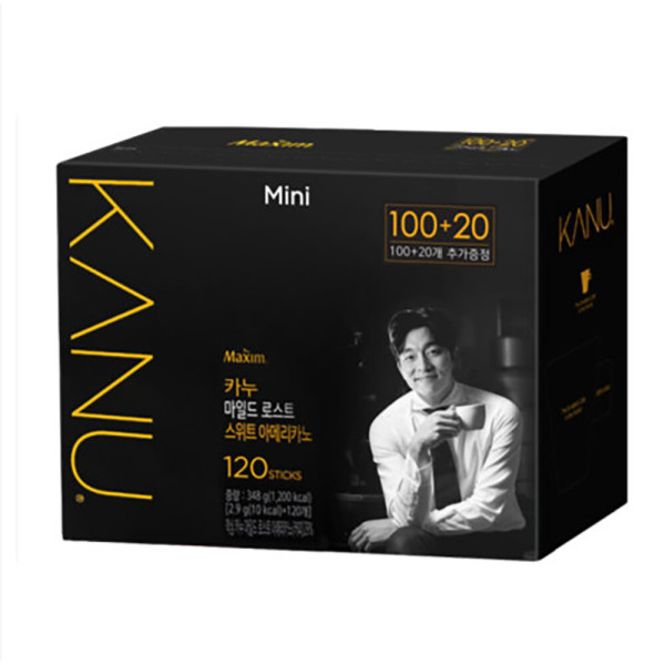 [동서식품][오늘출발]맥심 카누 콜롬비아 마일드로스트 스위트 아메리카노 미니 350g 120개입 x 3개 100T + 20T 추가증정