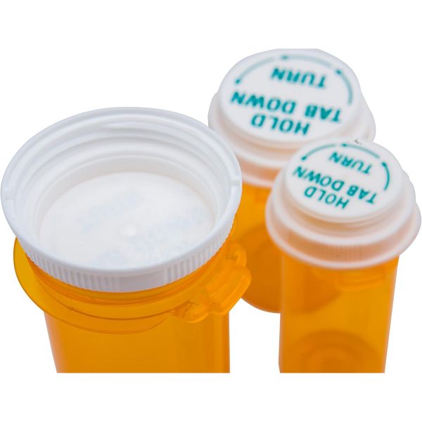 바이알 미니 바이알병 용기 엄지손가락 클릭 캡이 있는 플라스틱 약국 공예용 알약 가역적 빈 처방병 처방