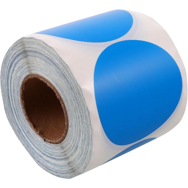 NUOBESTY 분류표기 용라벨지 누오베스티 1 롤 하트 도트 라벨 분류 스티커 종이 원형 마크 봉인 컬러 글루