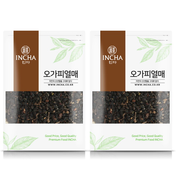 인차 국내산 오가피열매 차 600g(300g X 2팩) 오가피 오갈피 나무 열매 오가피열매차