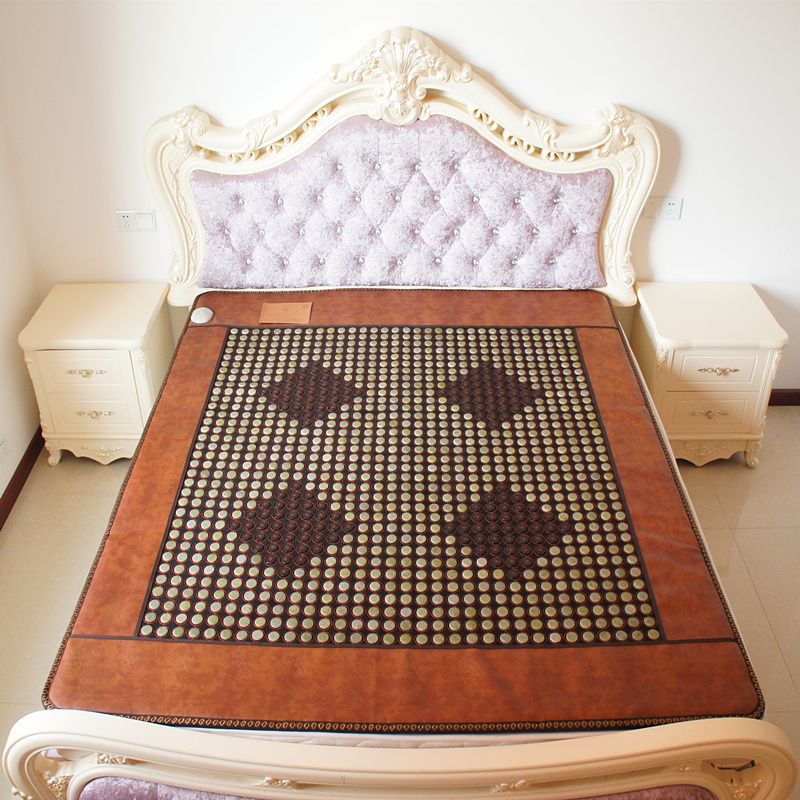 옥장판 온도 게르마늄 이중제어 옥매트 흑침대 옥돌 온열 돌침대 매트리스 황토