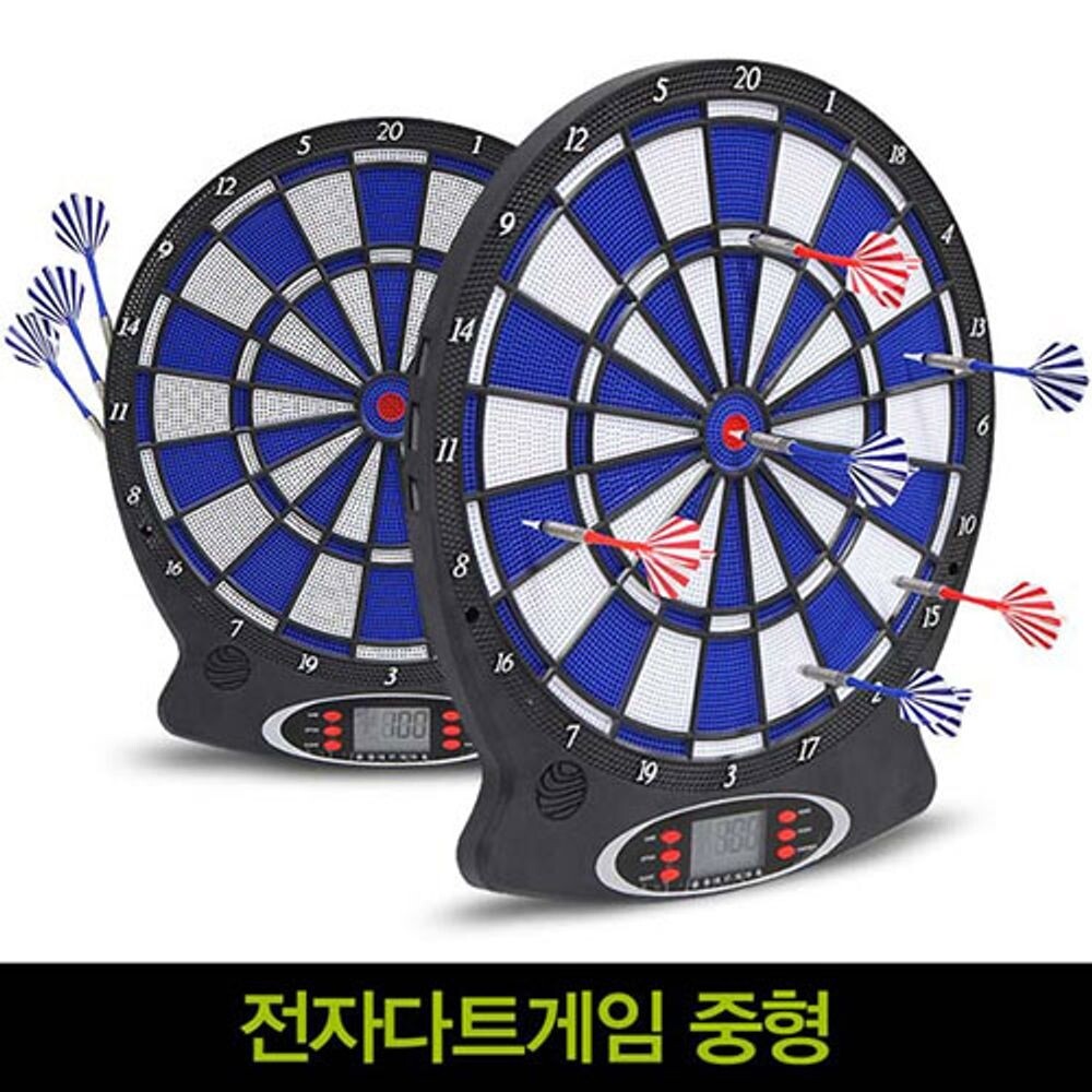 전자 다트게임(중형) 집콕 보드게임 단체 모임 게임/보드/장난감/선물/돌림/판/룰렛/자석/화살/돌리기/안전