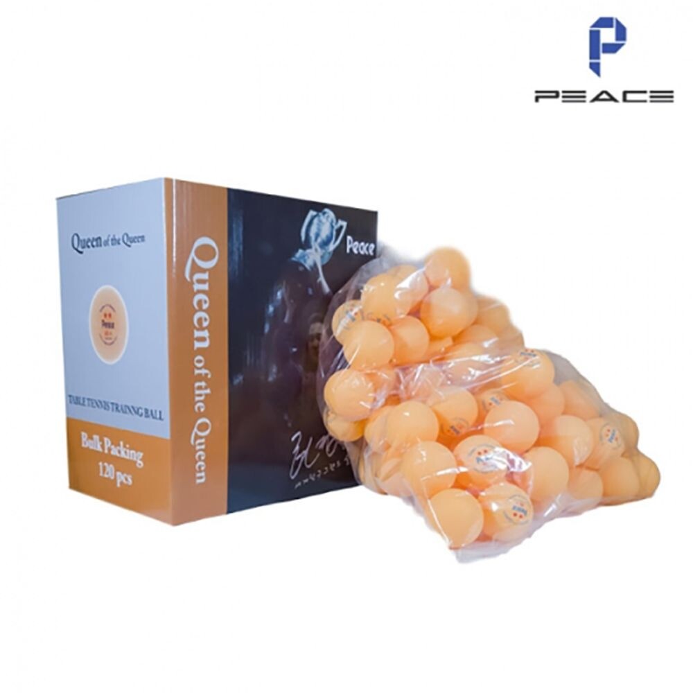 탁구공 2성벌크(120pc) 주황/오렌지/주황색/벌크/박스/세트/탁구장/컬러/2성/게임/연습구/개인/단체/경기용