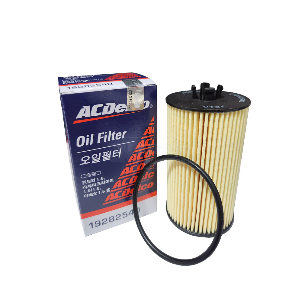 [한국지엠][오늘출발] 에이씨델코 ACDelco 젠트라 1.6 오일필터/19282540/GM/라세티프리미어