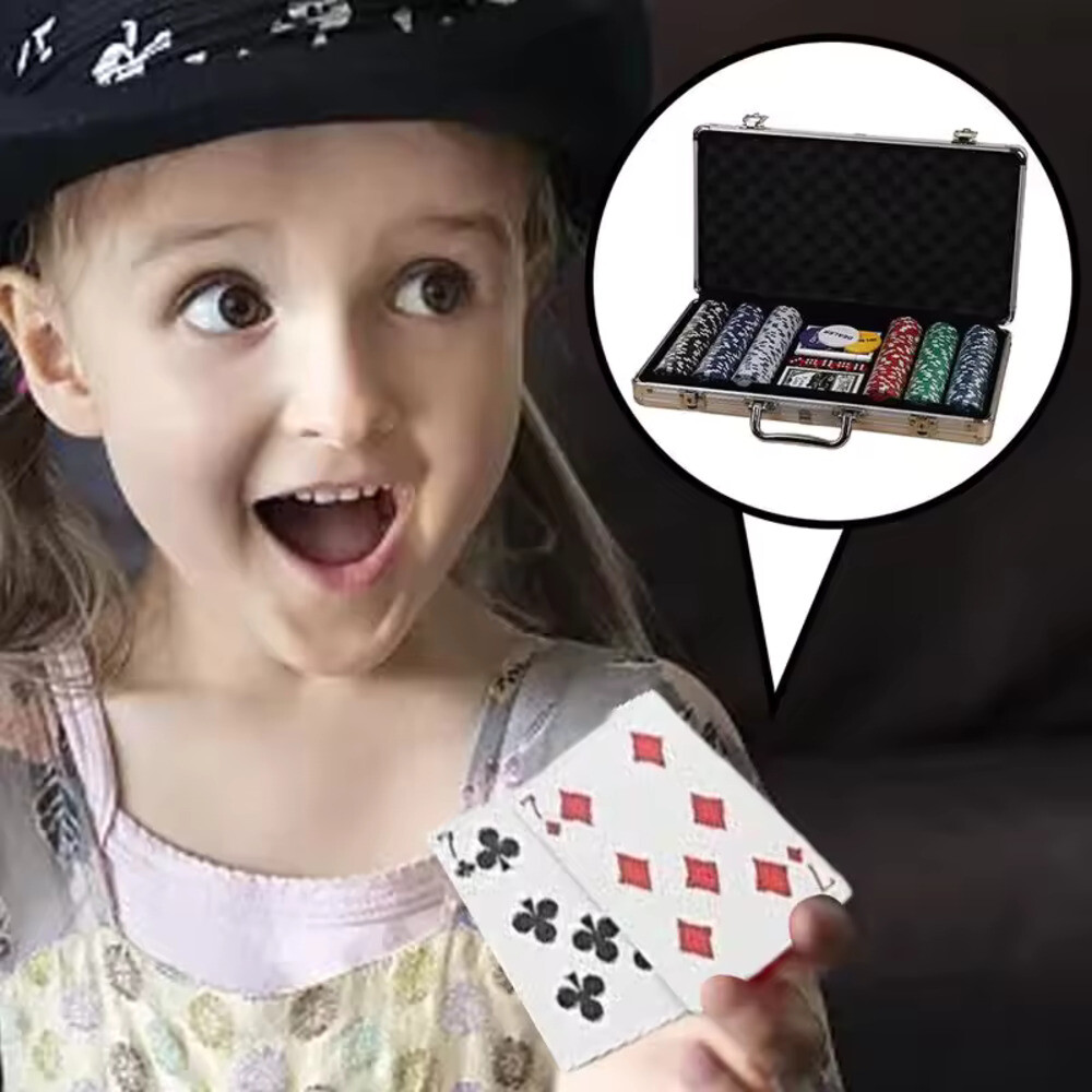 컬러칩 포커 세트 휴대용 카지노 칩 번호가 매겨진 한