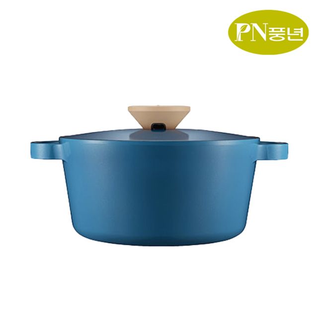 풍년 PN풍년 통주물 인덕션가스 코팅 양수냄비 24cm / 블리스 노르딕IH 찌개