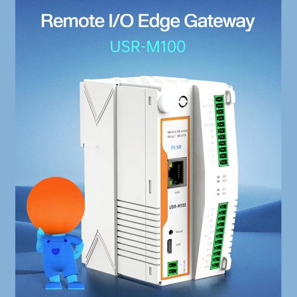 [해외] Romete IO Edge 게이트웨이 USR-M100 TCP HTTP 클라이언트의 SSL/TLS 암호화 MQTTS 지원 Modbus RTU Json