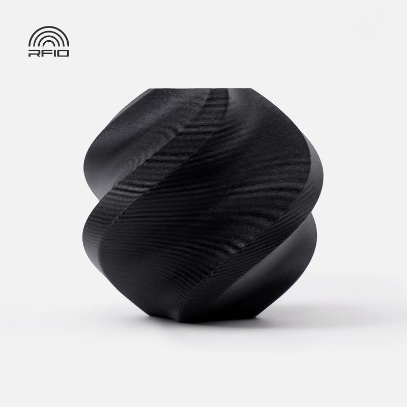 뱀부랩 PLA Matte 3D프린터 3D펜 Bambu 1.75mm 1kg Lab 필라멘트 N. 카본 블랙 (트레이 포함)