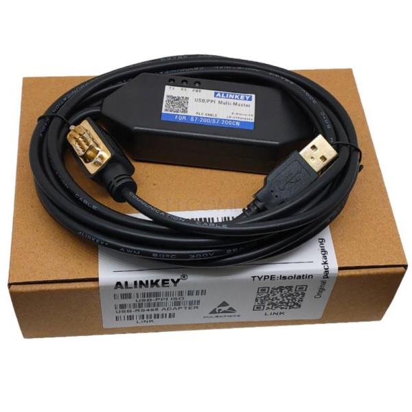 USB-PPI 멀티 마스터 PLC 프로그래밍 케이블 S7-200 HMI SMART TP OP187.5K 6ES7 901-3DB30-0XA0 드라