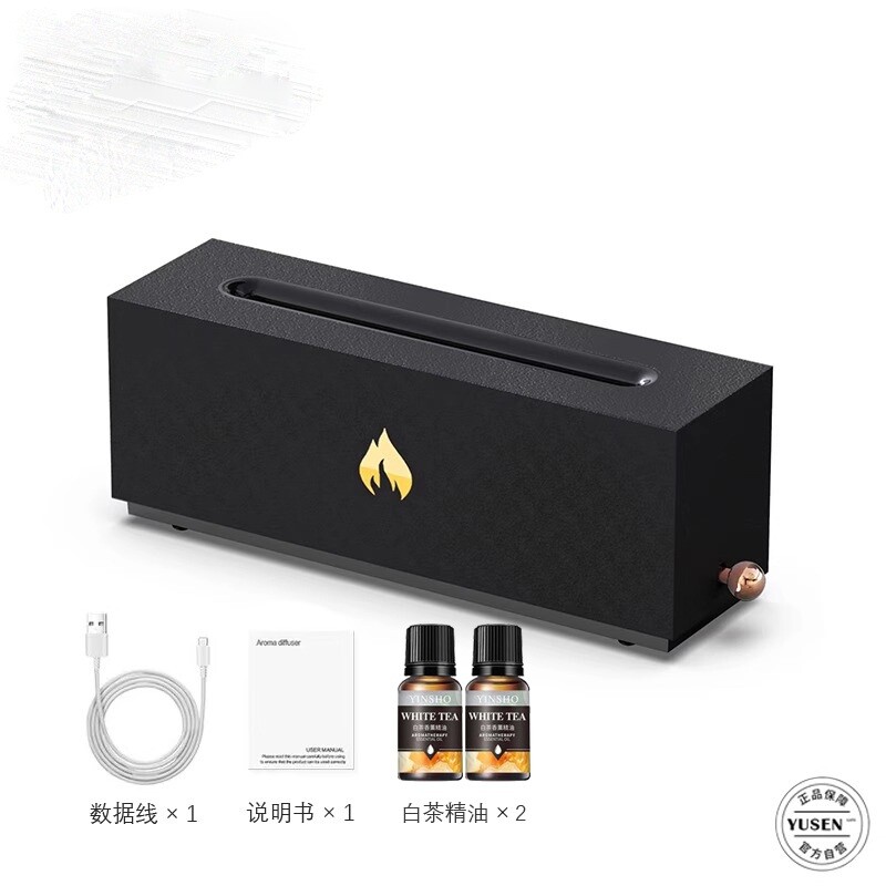 간지나는 불꽃 가습기 가열식 무드등 화이트 통세척 아기 신생아 대용량-A