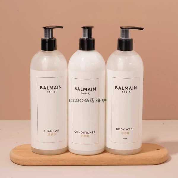 [해외] 그랜드 하얏트 BALMAIN 발망 호텔 라인 샴푸 컨디셔너 샤워 젤 475ml