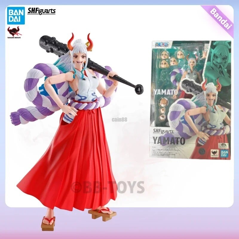 재고 반다이 BB 오리지널 원피스 야마토 장난감 PVC SHF 액션 피규어 야마토 수집가 인형