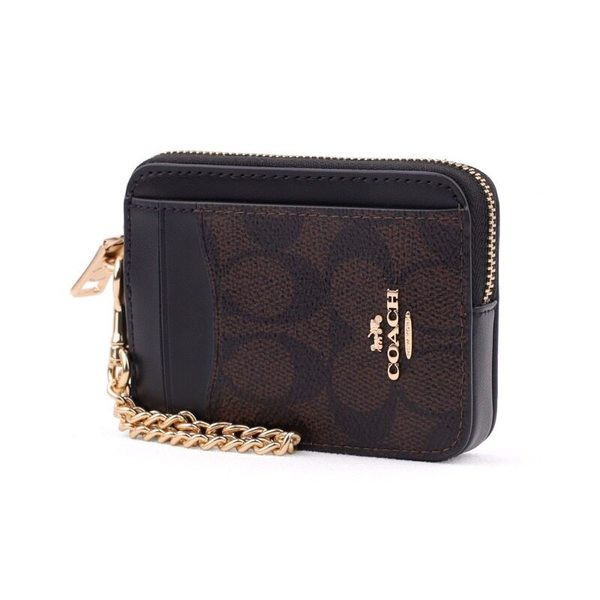 코치 명품 코치 카드지갑 가죽 코인 카드슬롯 여성 명품 홀더 동전지갑