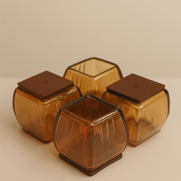 모노플랫 디앤데코 먼지가 붙지 않는 층간소음방지 불소수지 의자발커버 사각시리즈