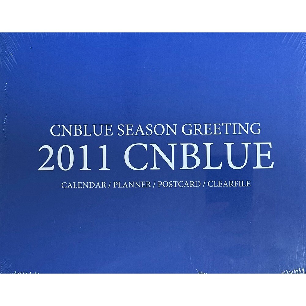 [오늘출발] 캘린더) 씨엔블루 (CNBLUE) - 2011 CNBLUE 씨엔블루 시즌 그리팅 (캘린더+플래너+포스트카드+클리어파일)