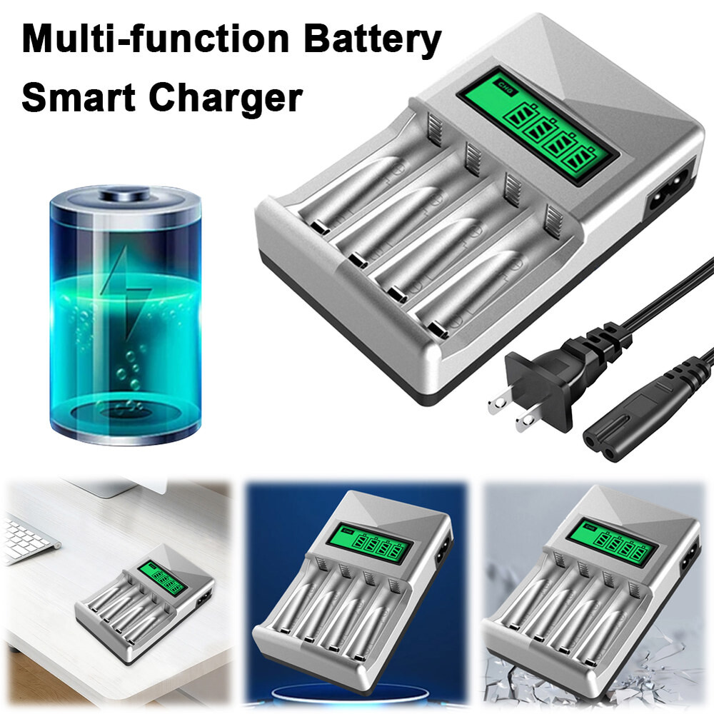 [오늘출발] 토르치드G LCD 화면 독립 충전 배터리 충전기 AA AAA NIMH NI-CD 충전식 배터리용 4 슬롯 독립 슬롯