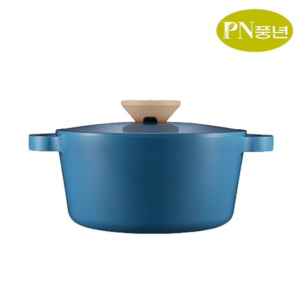 [오늘출발] 풍년 PN풍년 통주물 인덕션가스 코팅 양수냄비 24cm /블리스 노르딕IH 멀티팟 파스타 무쇠