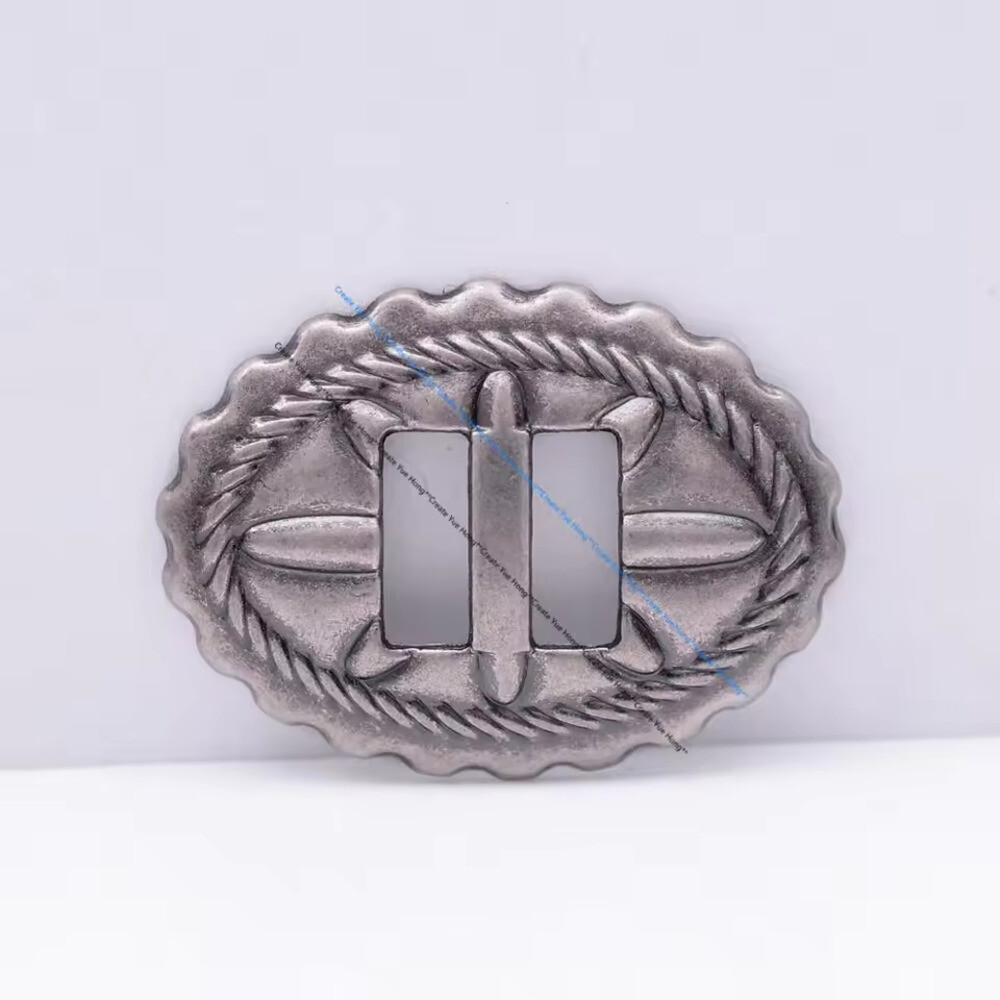가죽 공예 앤티크 실버 웨스턴 사우스웨스트 안장 벨트 꽃 타원형 슬롯 콘초 32x24mm 품질
