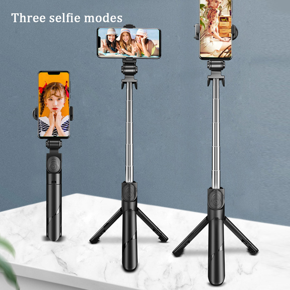 티아라G 확장 휴대용 삼각대 무선 셀카봉 스탠드 라이브 전화 녹화용 스트리밍 XT02 가능 원격