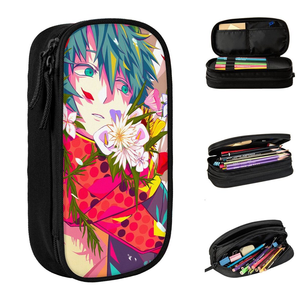 골든레몬G YTTD 펜슬 케이스 패셔너블한 신 츠키미 애니메이션 게임 펜 가방 대용량 학생 학교 필통