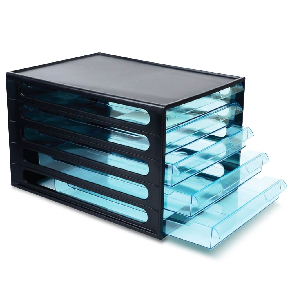 (5단 - 블랙)마이룸 EL 5단 블랙 서류함 파일 문서 정리 보관함/서류보관함/화일정리함/문서보관함/서식보