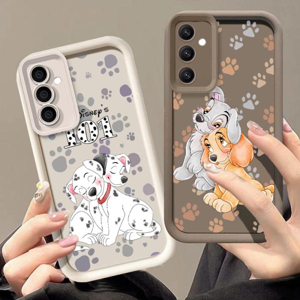101 달마시안 귀여운 아이 사다리 휴대폰 케이스 갤럭시 S24 S23 S22 S21 S20 울트라 플러스 FE A52 A53 A5