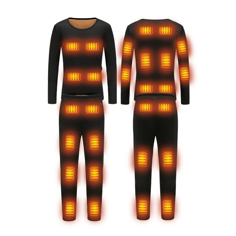 발열 바지 오리 팬츠 슈퍼핫 따뜻한 온열 우모복 깔깔이-(그래핀존40)남성+보조배터리2개/170(XL)